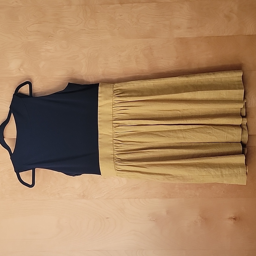 TIANA B Linen Embroidered Sleeveless Dress - Picture 9 of 10